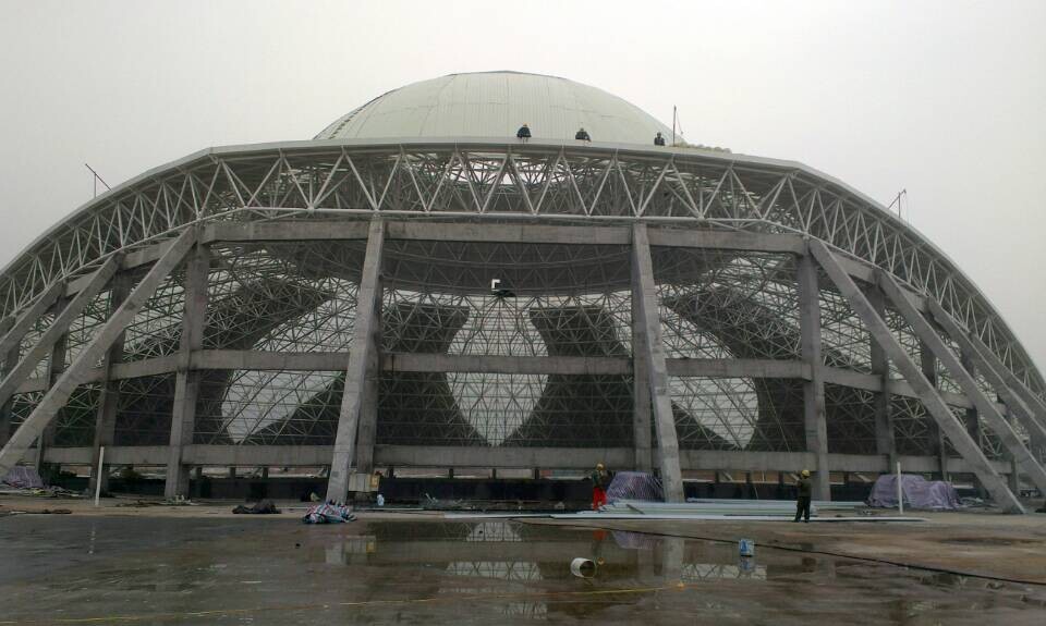 石狮温泉馆网架工程